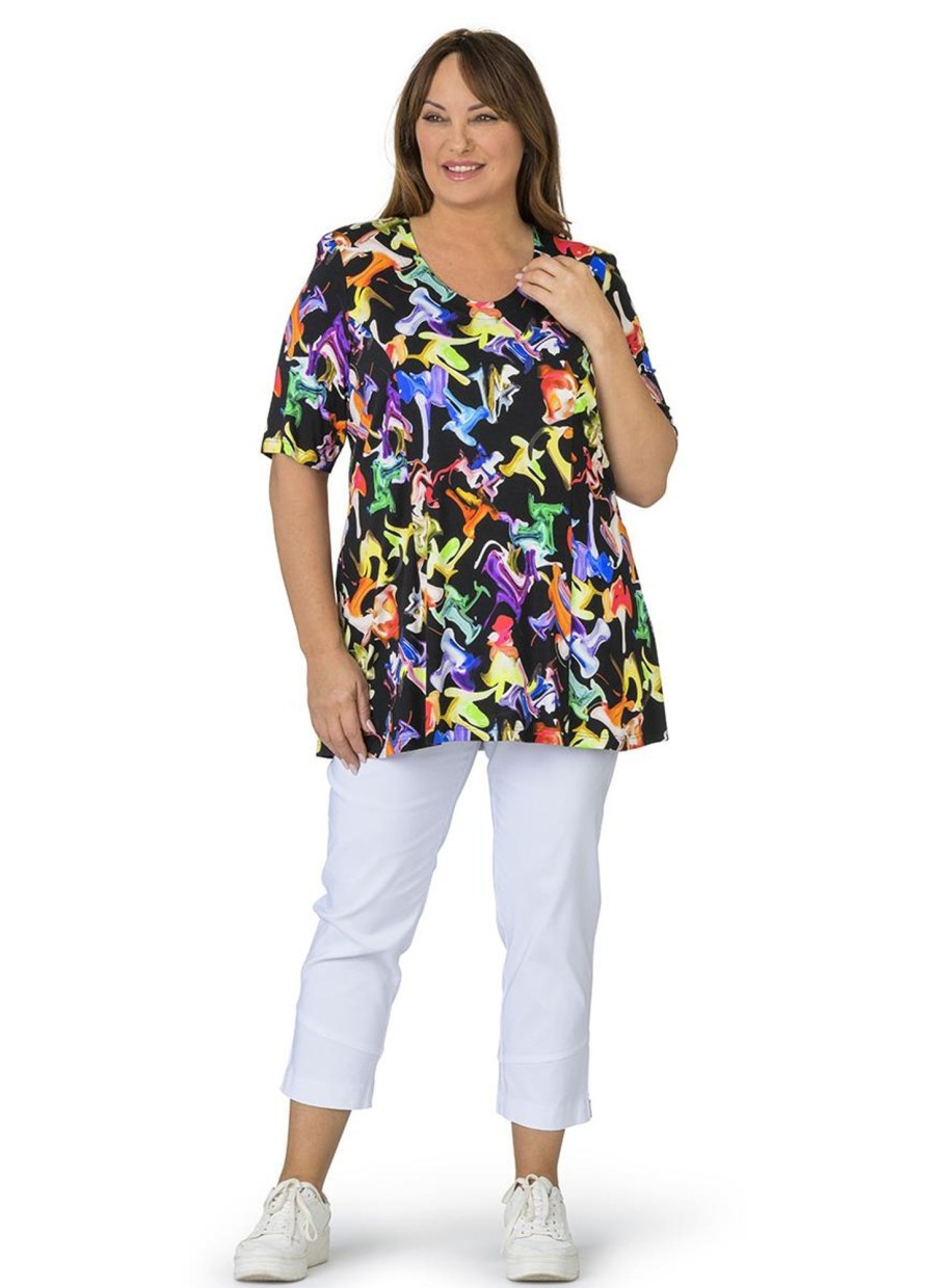 Shirts En Tops | Mona Lisa Mona Lisa Shirt 504-36-98 Multicolor