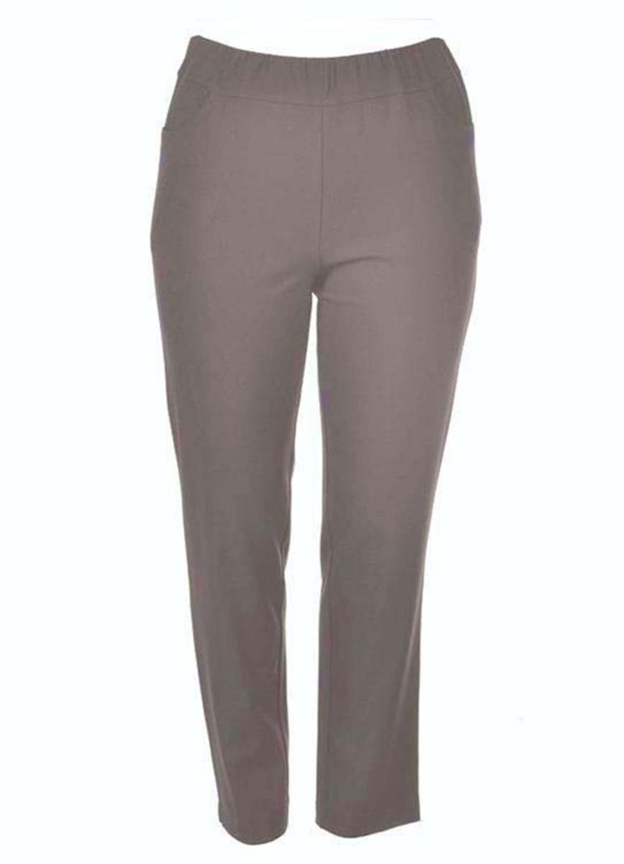 Mona Lisa Basics | maatjemeer Mona Lisa Pantalon Julia 138-08 Taupe (Korte Maat)