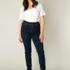 Base Level Curvy | Base Level Curvy Base Level Curvy Jegging Tessa 008 Denim Blue