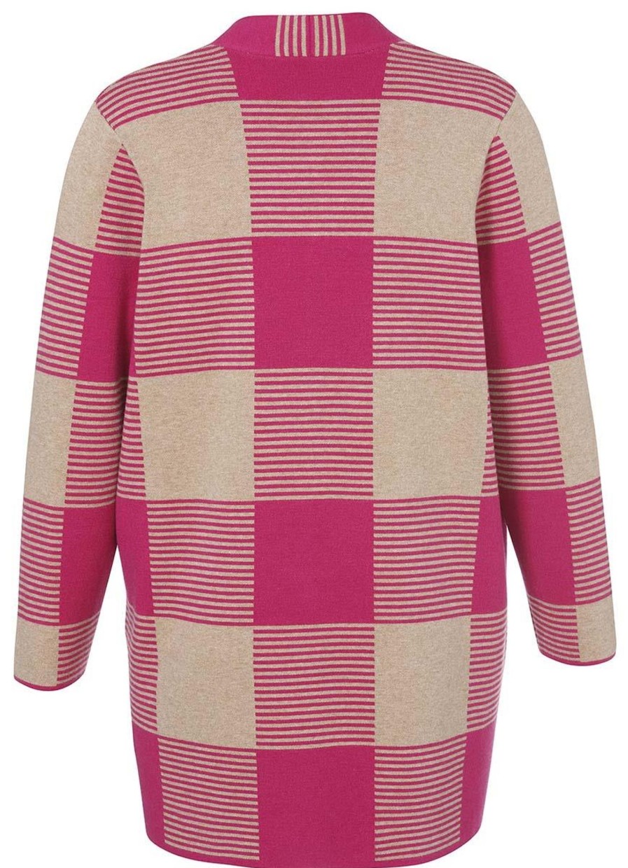 Truien En Vesten | Via Appia Due Via Appia Due Vest 653441 - 640761 Camel-Pink