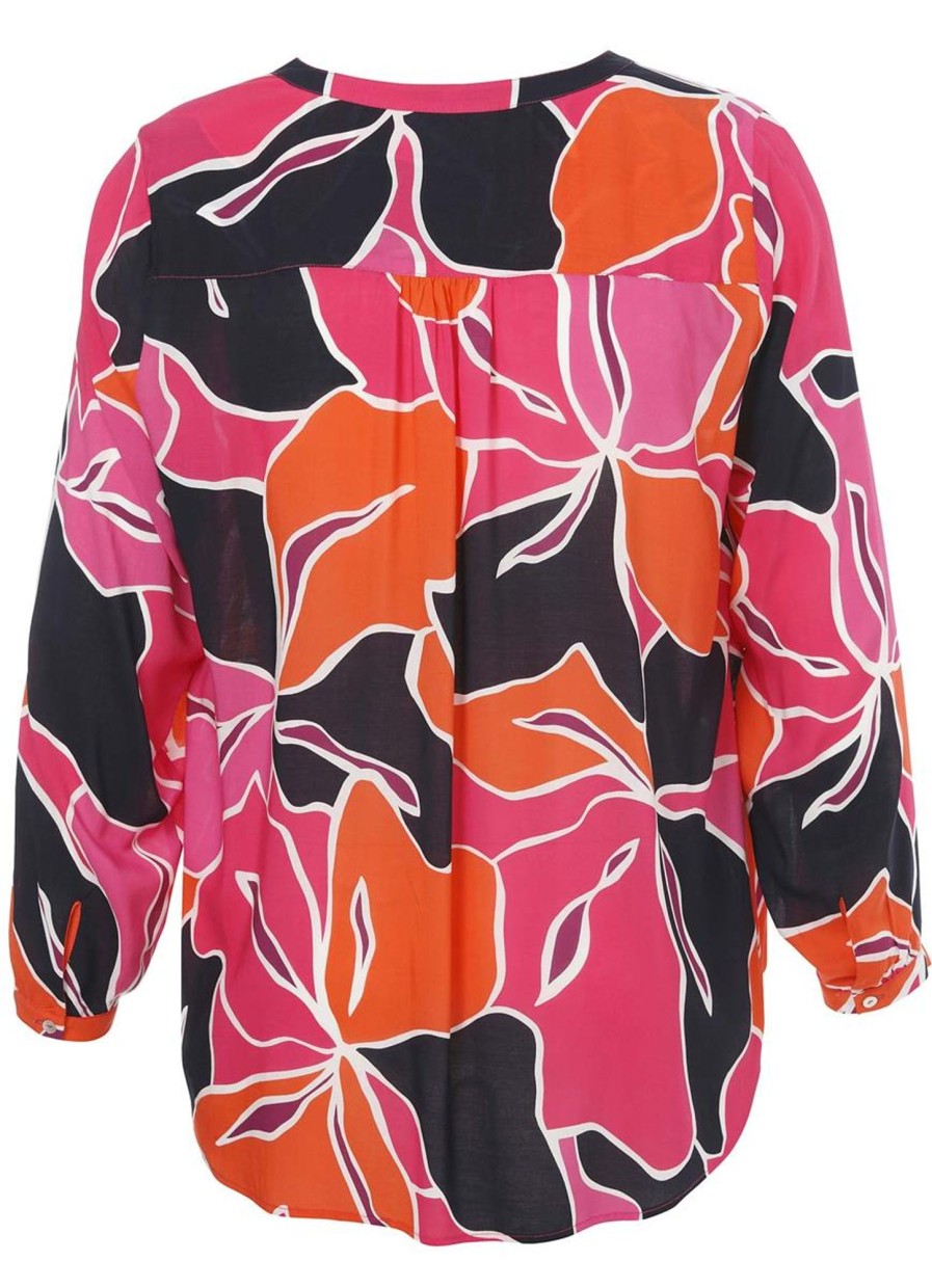 Blouses En Tunieken | Via Appia Due Via Appia Due Blouse 2422970 - 653 Fuchsia Multi