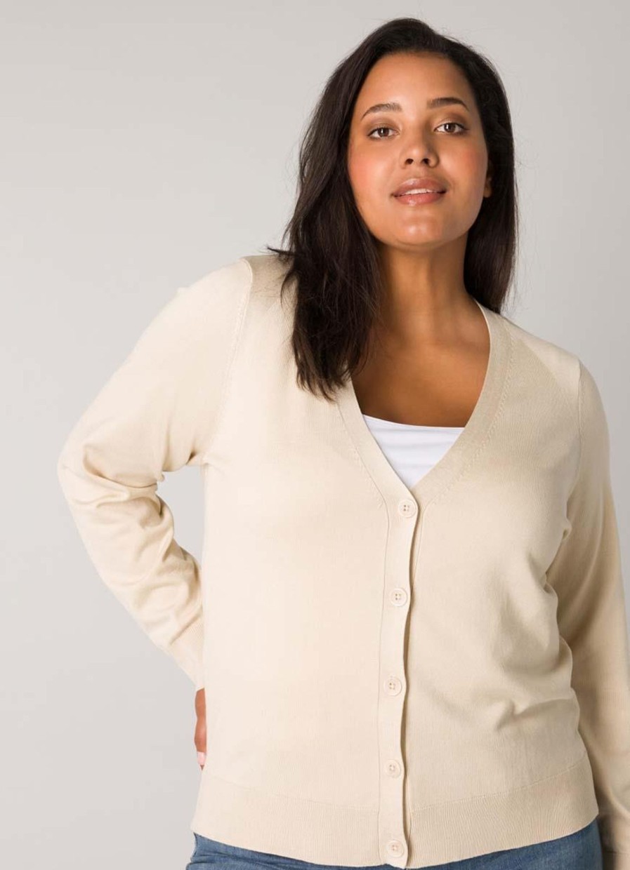 Base Level Curvy | Base Level Curvy Base Level Curvy Vest Yvonne 068 Light Beige