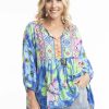 Jurken En Rokken | Orientique Escape By Orientique Blouse Isabelle 3316 - Print