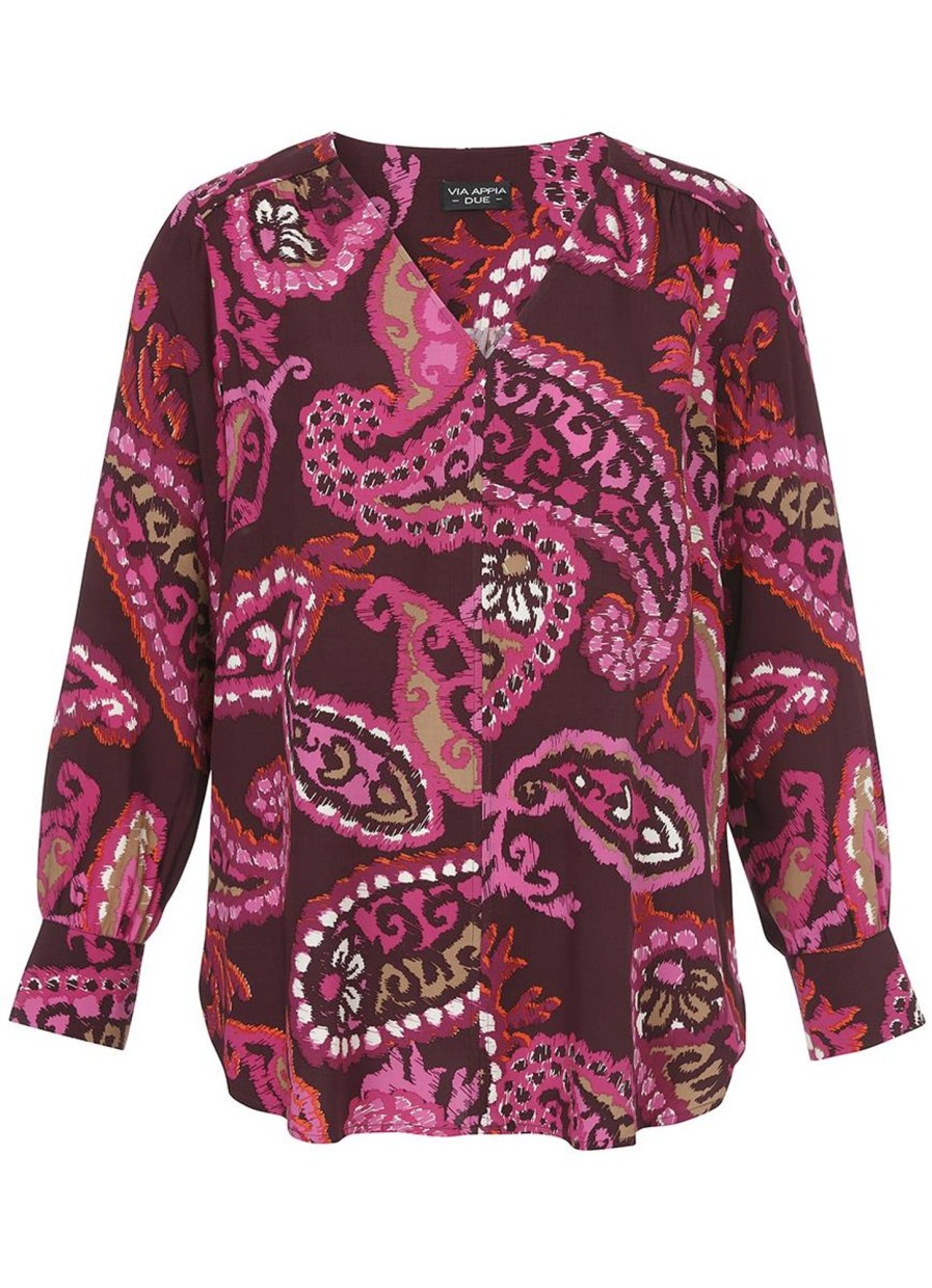 Blouses En Tunieken | Via Appia Due Via Appia Due Blouse 653792 - 613 Pink Multi