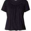 Shirts En Tops | Base Level Curvy Base Level Curvy Shirt Yoni 033 Dark Blue