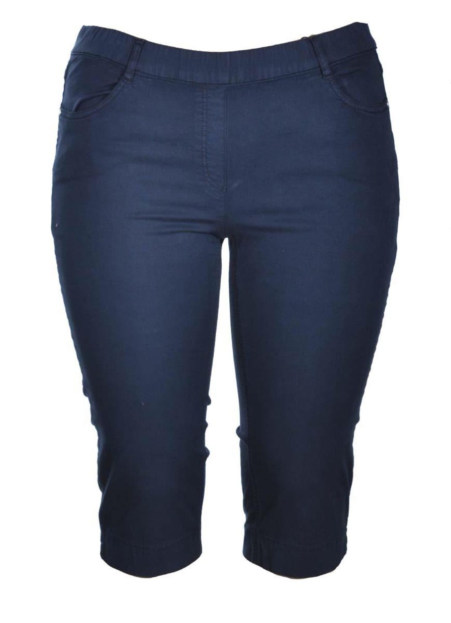 Broeken En Jeans | Stark Stark Capri Janna 44 4464-148 -58 Marine