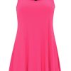 Yoek Basics | maatjemeer Yoek Top Wide Bottom Dolce B4026-265 Pink