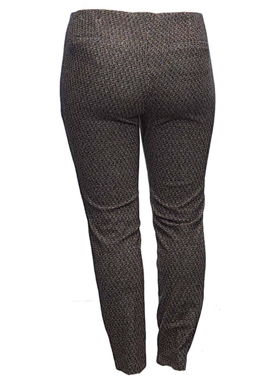 Broeken En Jeans | Stark Stark Broek Jacky Zip 3570-196 Zwart Zand