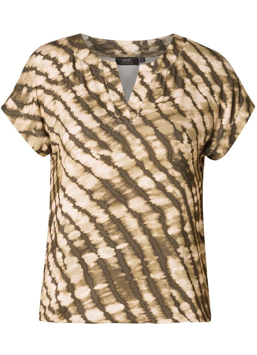 Shirts En Tops | Yesta Yesta Shirt Harvin A004393 - 14016 Khaki Multi