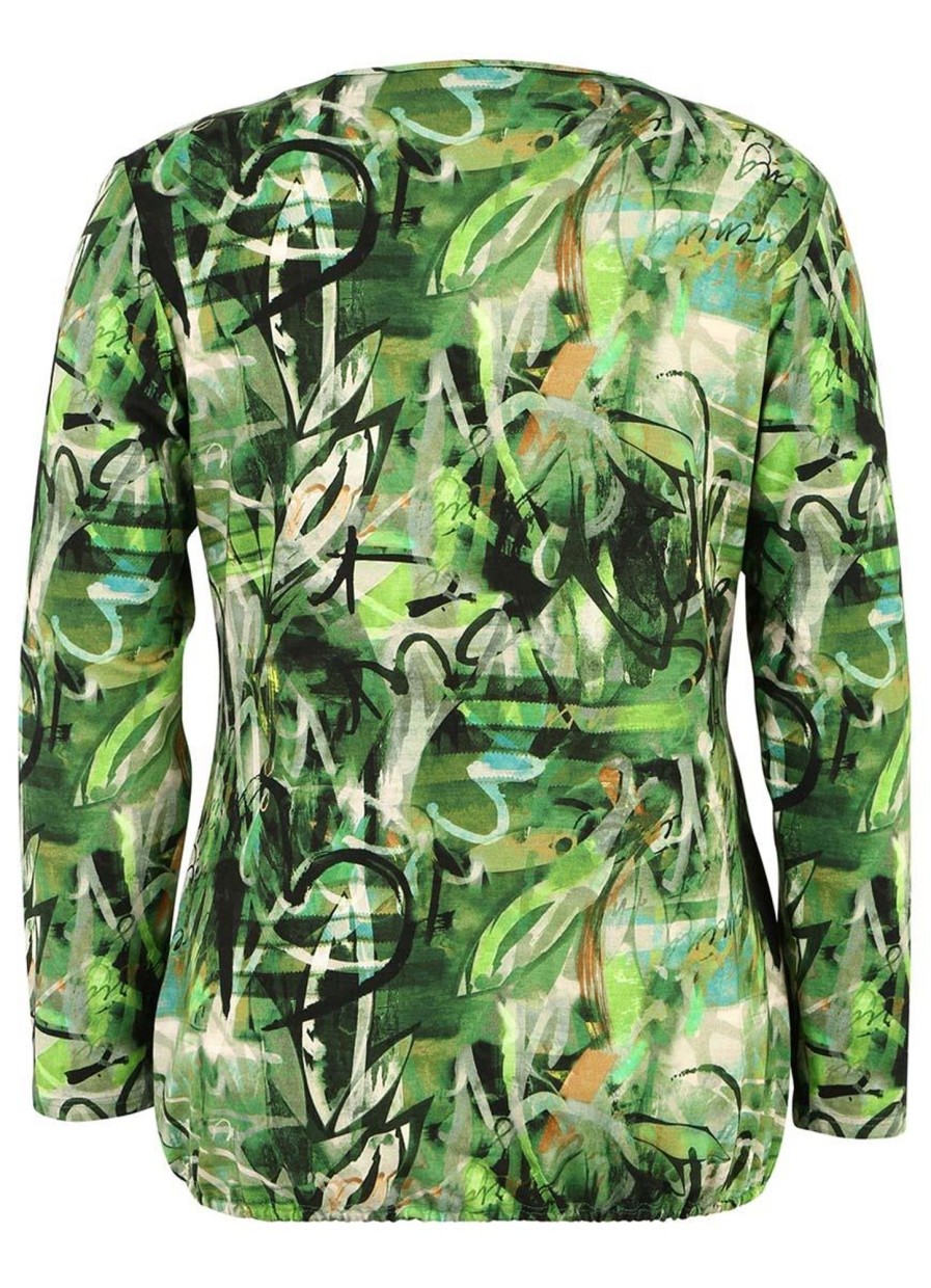 Shirts En Tops | Doris Streich Doris Streich Shirt 224207-71 Groen Multi