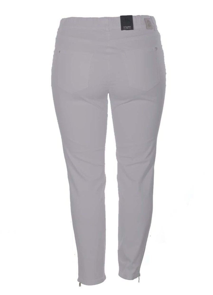 Broeken En Jeans | Stark Stark Broek Janna 72 Zip 4367-10 Grijs