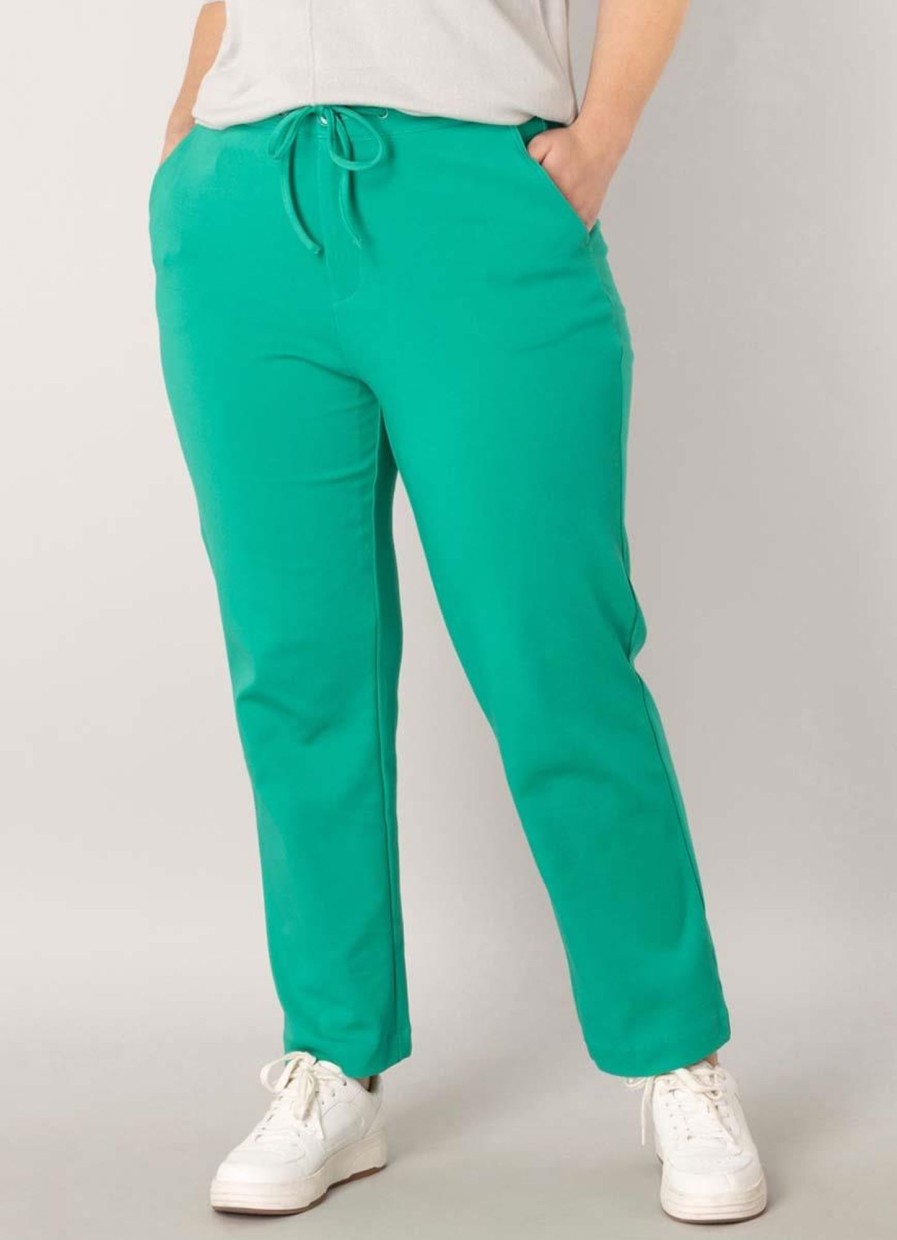 Broeken En Jeans | Yesta Yesta Broek Yaira A004339 - 3055 Jungle Green