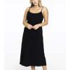 Yoek Basics | maatjemeer Yoek Jurk Spaghetti Elastic Waist Dolce B7050 - 210 Black