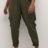 Kaffe Curve Basics | Kaffe Curve Kaffe Curve Cargo Pants Mille 10582219 - 190414 Forest Night