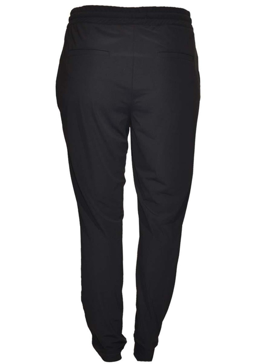 Travelstof Kleding Grote Maten | Stark Strak Broek Janna-Trainer Travel 338 - 99 Zwart