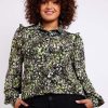 Blouses En Tunieken | Exxcellent Exxcellent Blouse Rodi 23Nze13 - 718706 Limoen/Groen