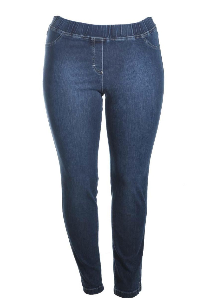 KjKjBrand Basics Broeken | KjBrand Kjbrand Jegging Jenny 23476-6881-606 Stoned Denim Faded