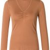 Shirts En Tops | Yesta Yesta Top Rowan A004270 - Warm Brown