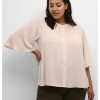 Blouses En Tunieken | Kaffe Curve Kaffe Curve Blouse Ditta 10581886 - 151305 Feather Grey