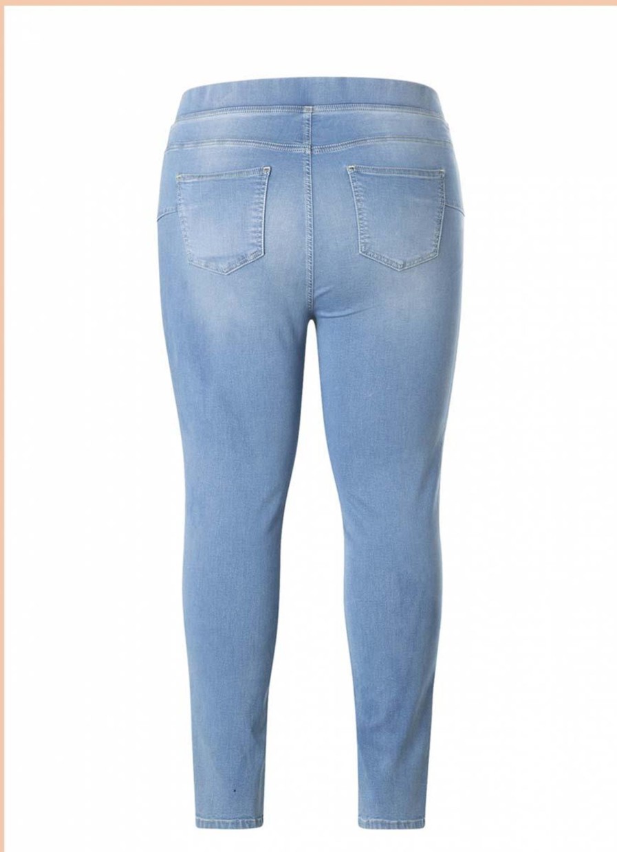 Base Level Curvy | Base Level Curvy Base Level Curvy Jegging Tessa 008 Light Blue