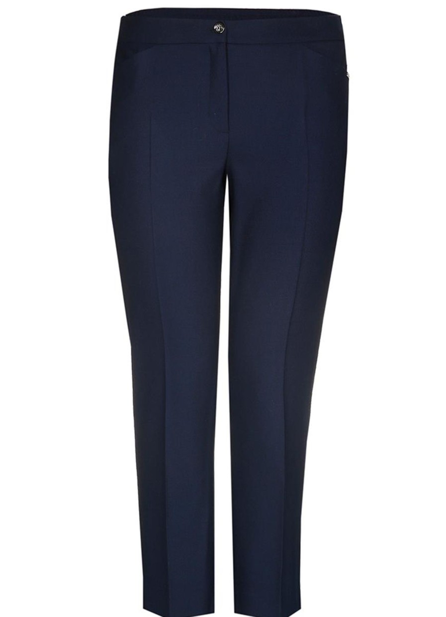 Broeken En Jeans | Xandres Xandres Broek Phanta 81958-01 - 6451 Dark Navy