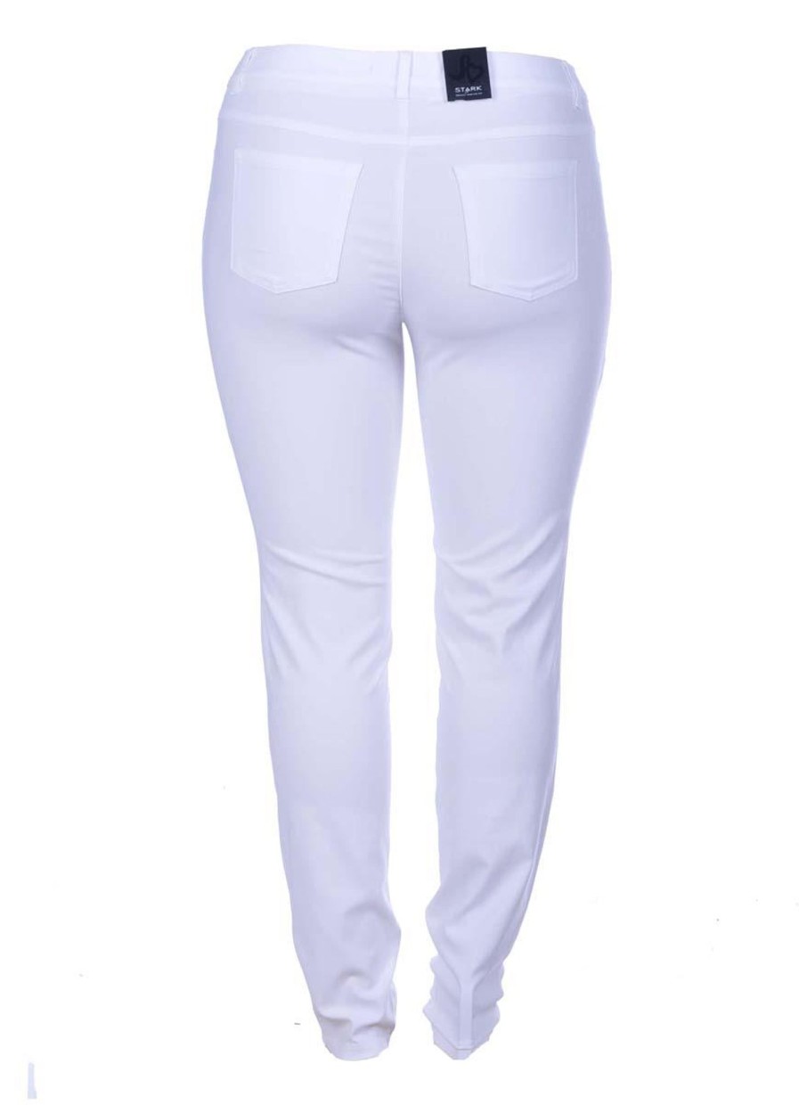 Broeken En Jeans | maatjemeer Stark Broek Jenny 324-4330-004 Wit