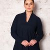 Travelstof Kleding Grote Maten | Plusbasics Plusbasics Shirt Classic Travel 10231554 - 243 Navy