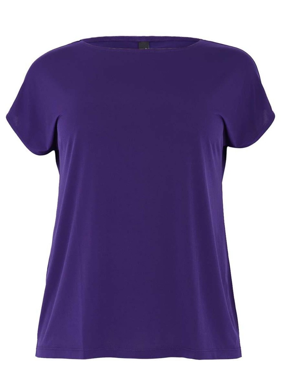 Yoek Basics | Yoek Yoek Shirt Mouwloos Dolce B4017 - 270 Purple