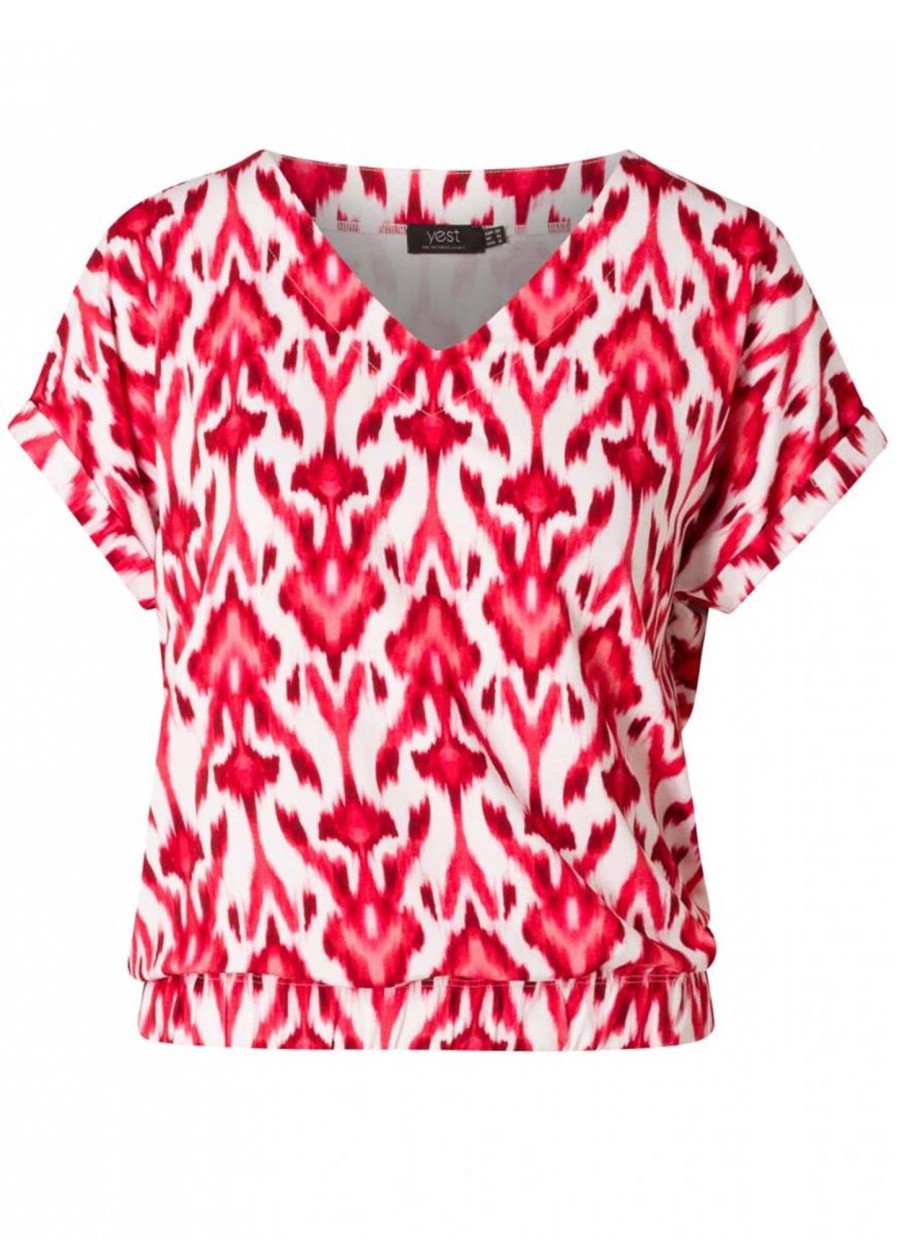 Shirts En Tops | Yesta Yesta Shirt Hillary A004685 - 6069 Spice Red Multi