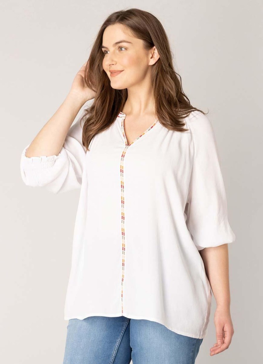 Shirts En Tops | Yesta Yesta Top Yanieke A004360 - 009 Off White