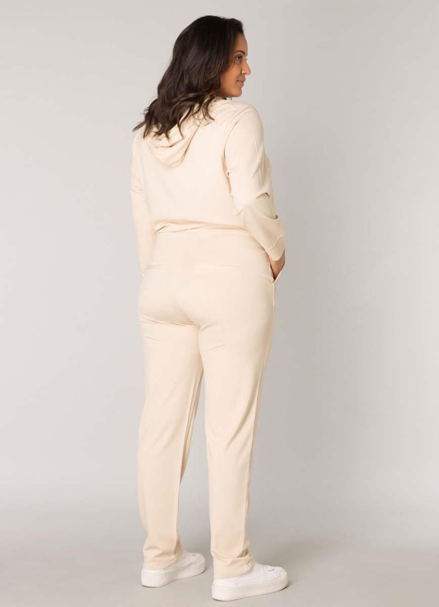 Base Level Curvy | Base Level Curvy Base Level Curvy Broek Yoanna 078 Light Beige