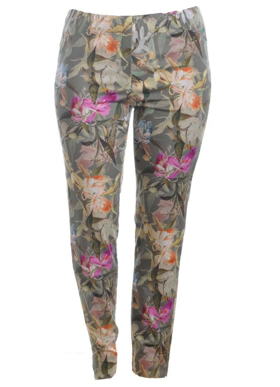 Broeken En Jeans | Robell Robell Broek Rose 78 Cm 52625-54307