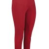 Travelstof Kleding Grote Maten | Plusbasics Plusbasics Jogger Pant Travel 10201074 - 104 Ruby Red