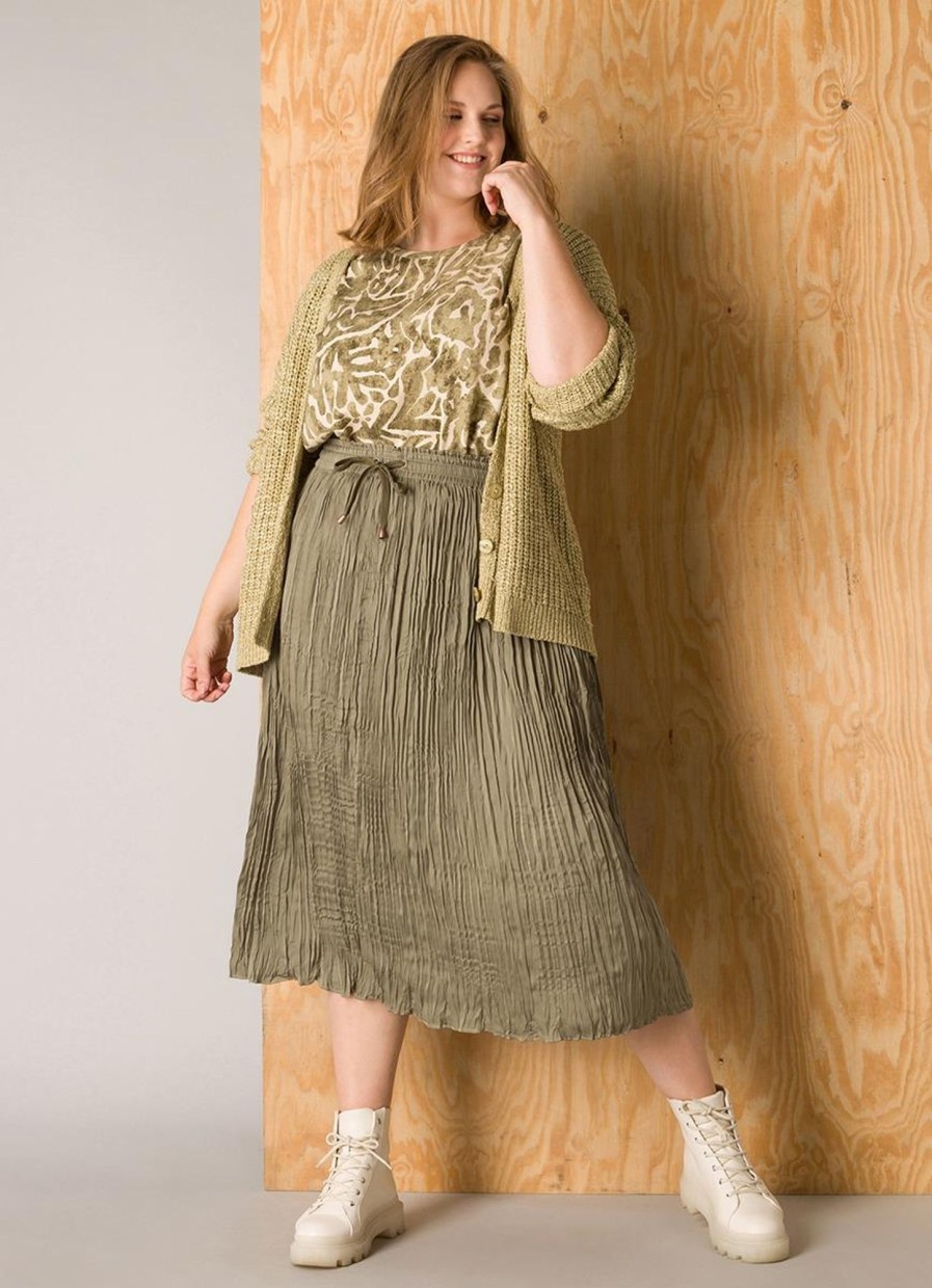 Jurken En Rokken | Yesta Yesta Rok Yanne A004366 - 14009 Soft Army