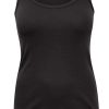 Kaffe Curve Basics | Kaffe Curve Kaffe Curve Top Carina 10581396 - 100121 Black Deep