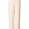 Base Level Curvy | Base Level Curvy Base Level Curvy Linnen Broek Yula 085 Light Beige