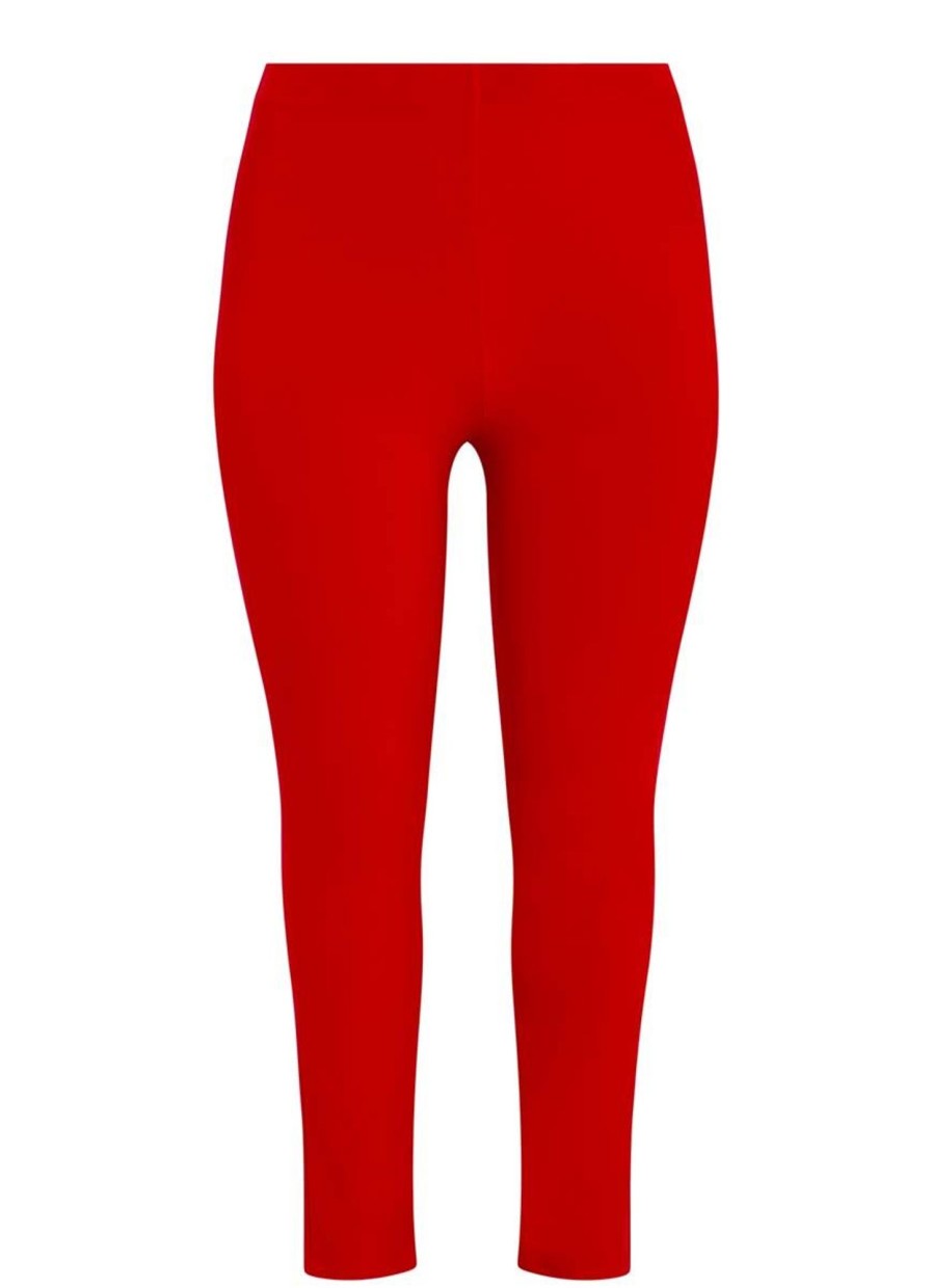 Yoek Basics | Yoek Yoek Pantalon Dolce B5503-260 Rood