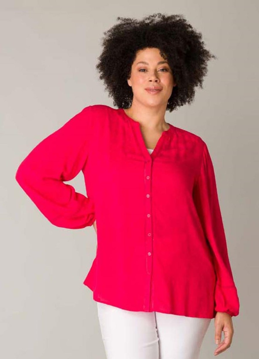 Blouses En Tunieken | Yesta Yesta Blouse Hailey A004476 - 6060 Spice Red