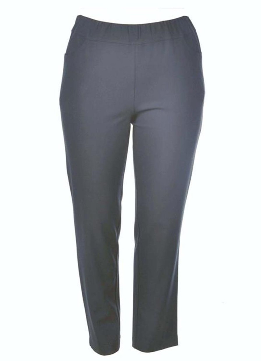 Mona Lisa Basics | maatjemeer Mona Lisa Pantalon Jana 139-08 Donker Grijs