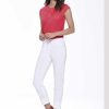 Robell Basics | Robell Robell Broek Bella 09 Bengaline 51568-5499-10 White